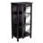 Svafa 23.62 " W Glass Curio Cabinet