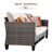 Lovall Premium All-Weather Wicker 9 - Person Patio Conversation Set with Cushions-1668066826