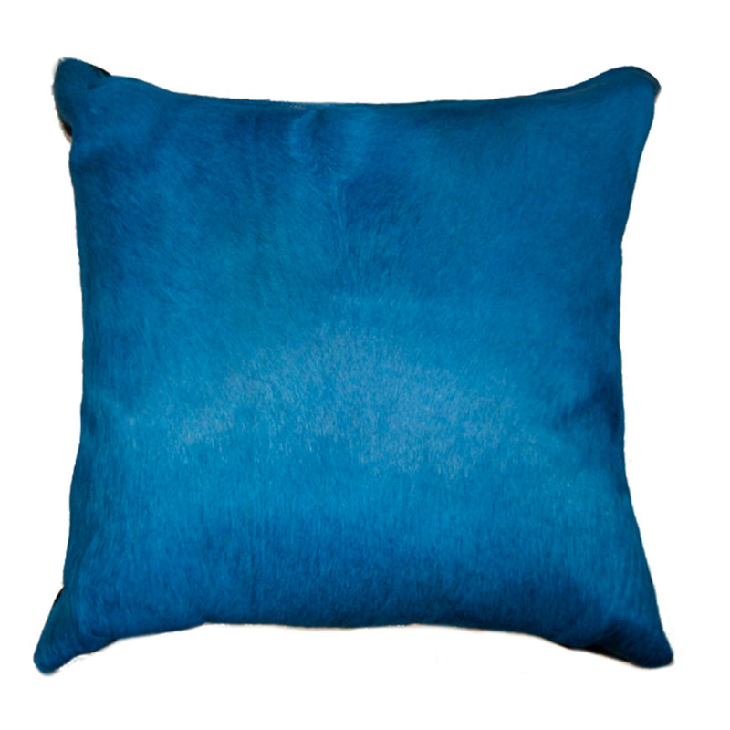 Coussin décoratif, H 20 po x l 20 po, Bleu royal