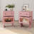 End Table With LED Light Strips, Modern Bedside Table With 360° Rotating Drawer, Creative End Table With Storage, Wood Night Stand Cabinet For Living Room, Bedroom-629463350-629463348