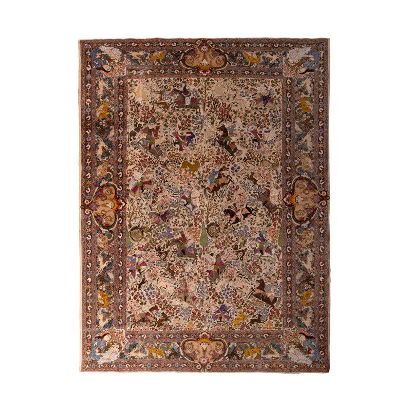 One-of-a-Kind 9'5" X 12'3" Hand Knotted Area Rug