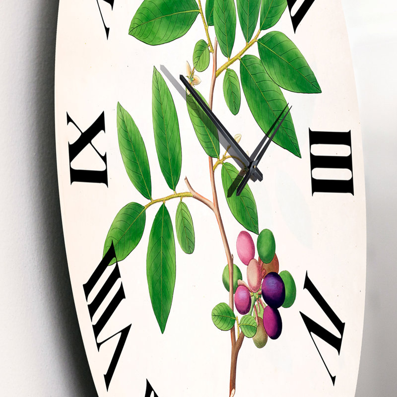 Horloge murale rétro London Plants, Petit