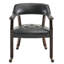 Chaises de salle à manger pivotantes et capitonnées avec roulettes et accoudoirs-105846496-130021430-97867330