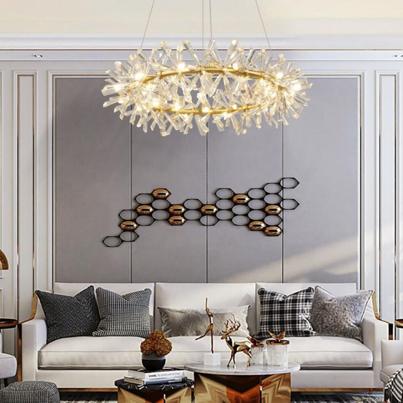 Cyra Waggon Wheel Chandelier, 40cm x 100cm x 100cm 