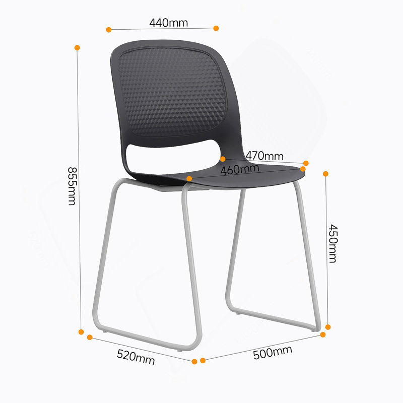 A Set Of 4 Stacking Chairs