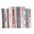 Decorative Books - Granite & Red Book Bundle - 1 Foot of Grey Books