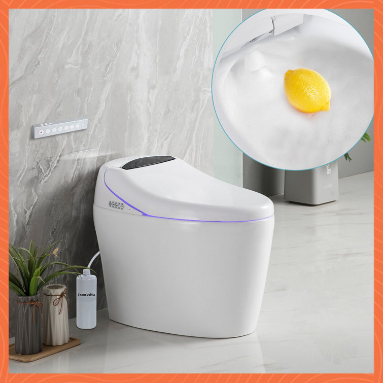 SUPERFLO Smart Toilet - Bidet Toilet With Heated Toilet Seat, Intelligent  Toilet With Auto Flush, Smart Toilet With Bidet Built In - Perfect For Smart  Toilets For Bathrooms And Smart Toilet Bidet 