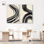«Minimalist's Marks», reproduction d'art sur toile par Art Remedy, cadre blanc, 36 x 54-160175665-160175667