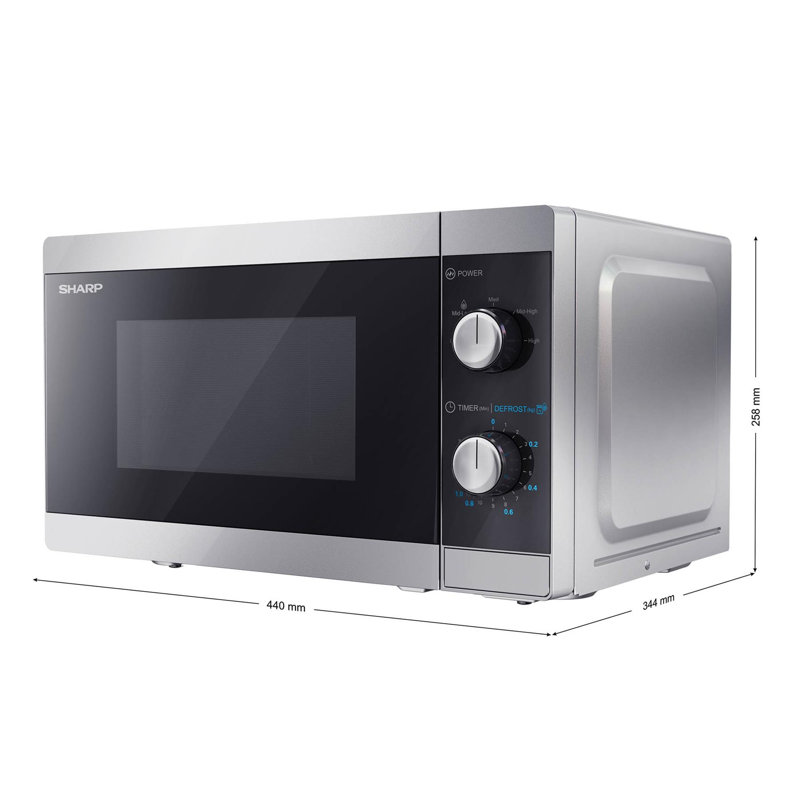  20L 800w Solo Microwave Black