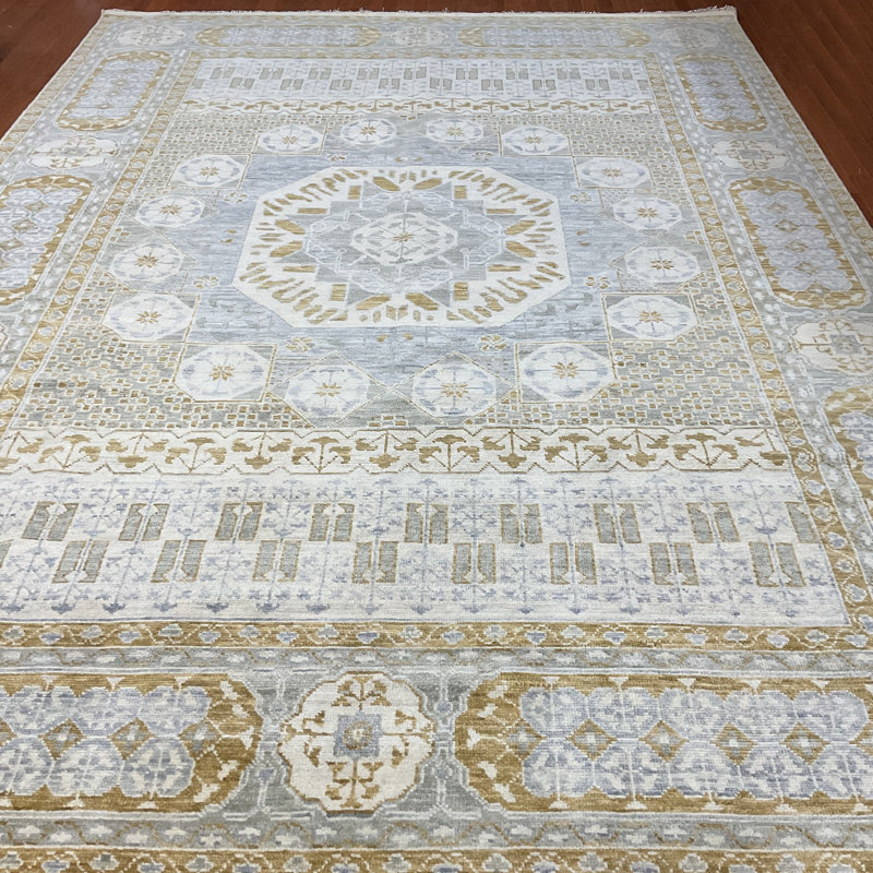Tapis Indo en laine fait à la main Hero