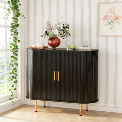 Buffet moderne avec armoire de rangement 62,99 po Isamarie