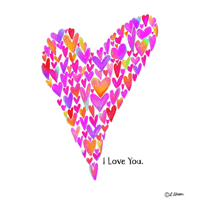 I Love You Heart 2884881, H 36 po x l 36 po
