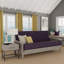 Housse pour futon à coussins carrés Leupp-21334027-21334031