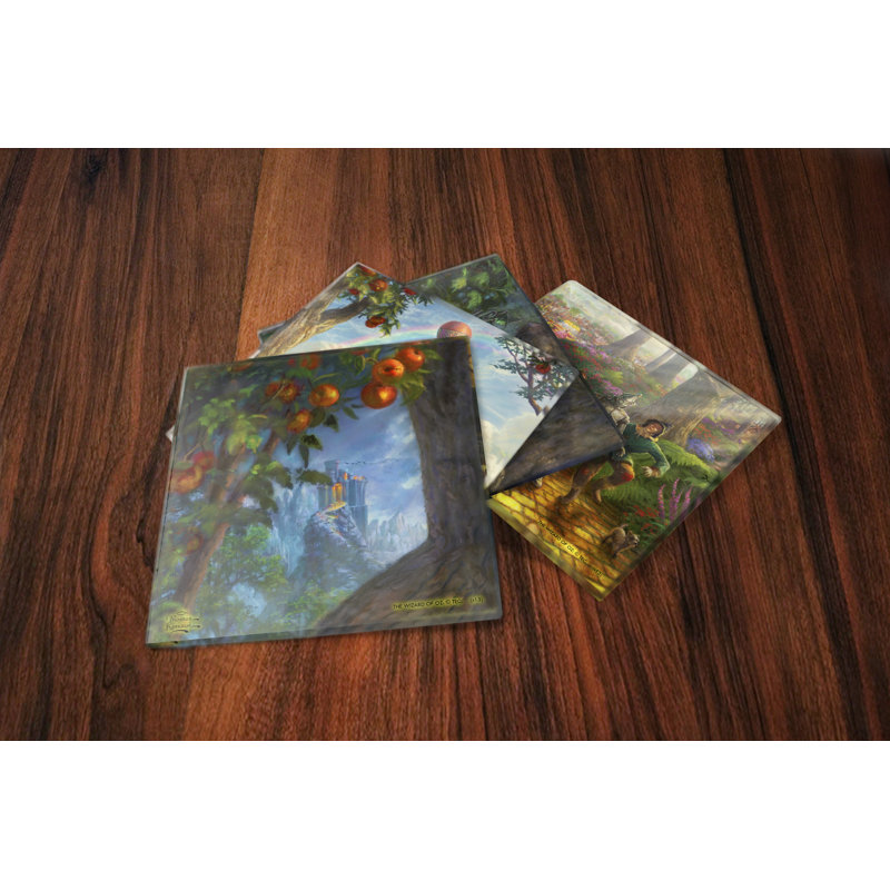 Sous-verre en verre oz wizard