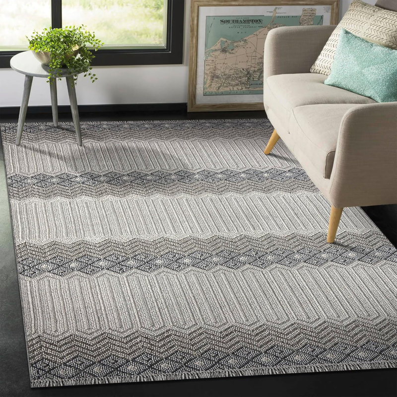 Stylish Area Rugs Medium Pile Bedroom Rug Non Slip Floor Mat Indoor Hallway Carpet Pads 9965, Rectangle 200 x 290 cm