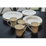 Red Vanilla Tuscan Villa 16 Piece Dinnerware Set, Service for 4