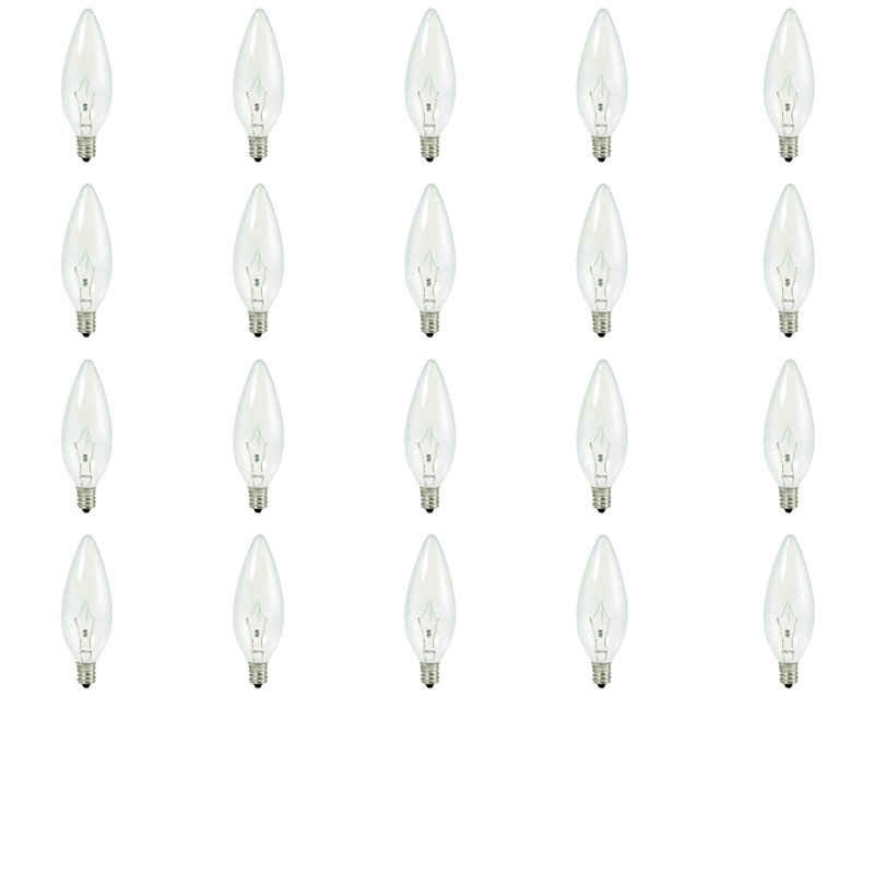Ampoule 25 W E12 à culot variable Krypton