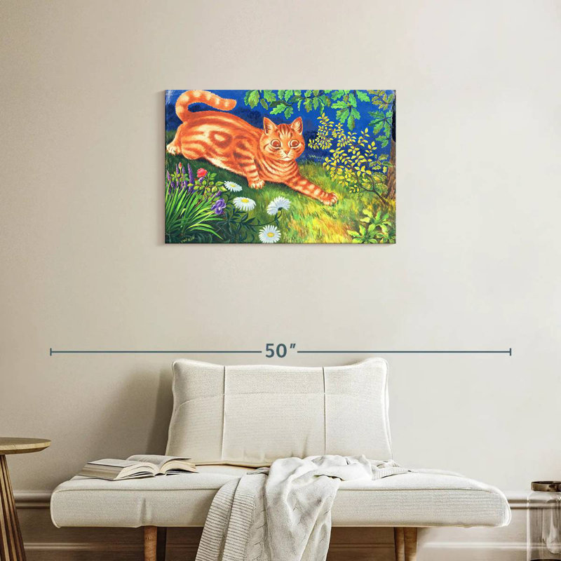Cat Stalking, 20" H x 30" W
