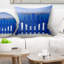 Santorini View to Volcano - Coussin imprimé abstrait-30628734-30628730