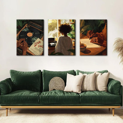 3 Piece Wrapped Canvas Print
