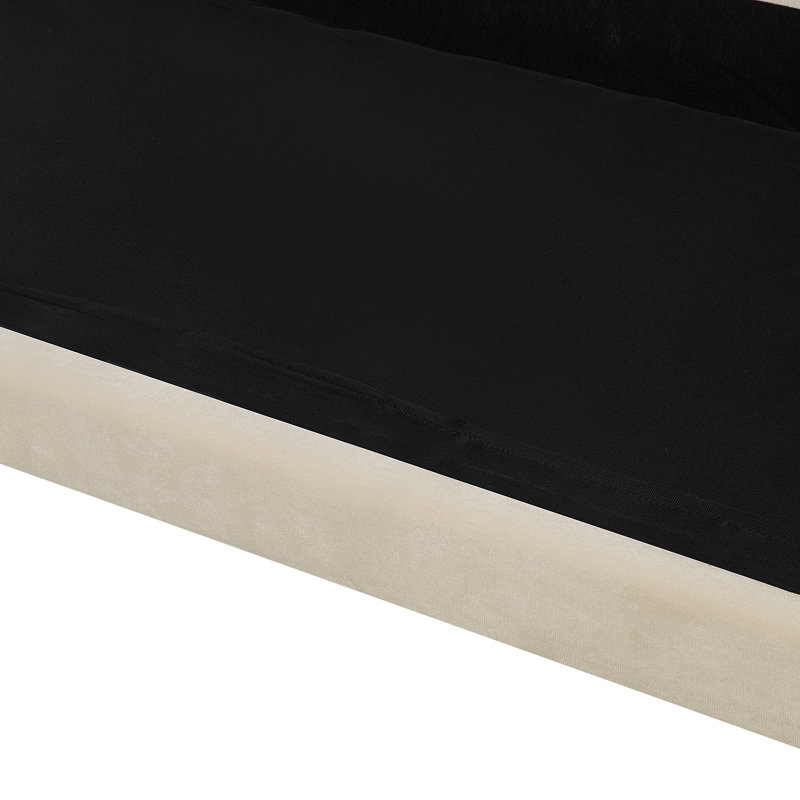 Northampton Velvet Sofa, Light Beige