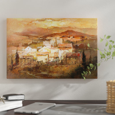 «Italian Village II» par willem haenraets - reproduction sur toile
