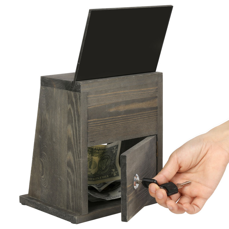 Rustic Wood Tip Drop Box