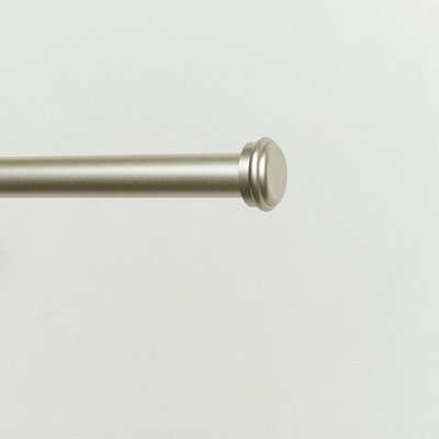 Topper 1" Adjustable Iron Single Curtain Rod