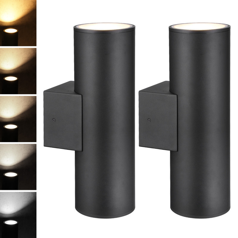 Applique murale d'extérieur 30W à DEL 6 pouces, 5CCT, à intensité variable, IP65, 100V-277V