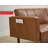 75" PU Leather Futon Sofa Bed, Adjustable Backrest, Convertible Sleeper Couch, Brown