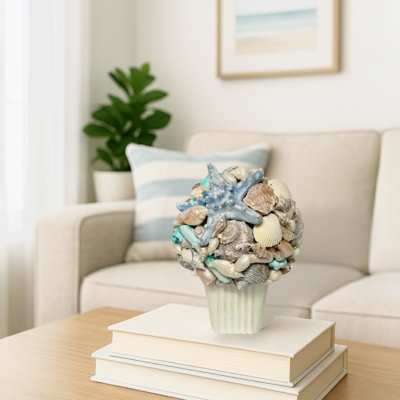 Coastal Shell Topiary