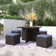 9 Piece Rattan Complete Patio Set