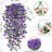 2Pcs Morning Glory Eucalyptus Hanging Flowers-185527267