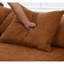 Canapé modulaire en forme de L de 142 po, sans assemblage, canapé 5 pièces, canapé-lit convertible, canapé entièrement compressé, canapé-lit à combinaison 5 places, chenille