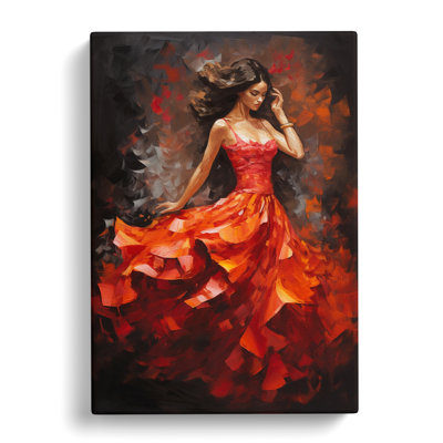 Flamenco Dancer Abstract No.2 - Single Picture Frame Print