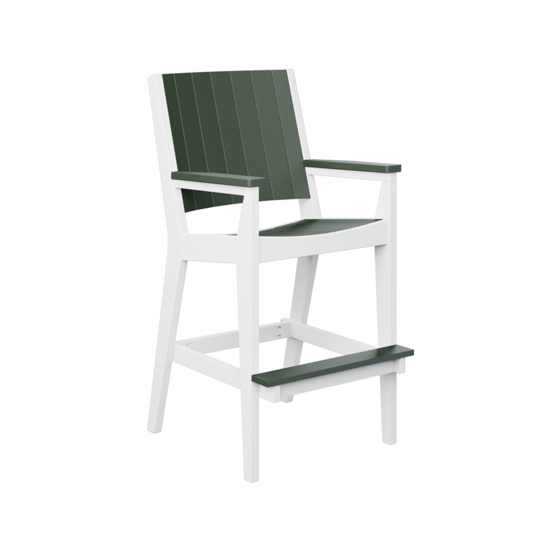 Chaise très haute Anselmo, 28.5", Rouge écarlate