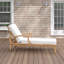 Marina Teak Chaise Lounge with Cushion-1059874824