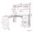 Home Office Computer Desk With Hutch-131401888-131401890