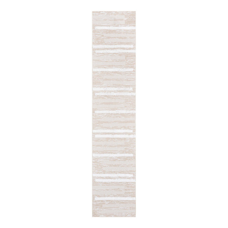 Jesika Performance Cotton Striped Indoor Rug, Runner 2'7" x 12'