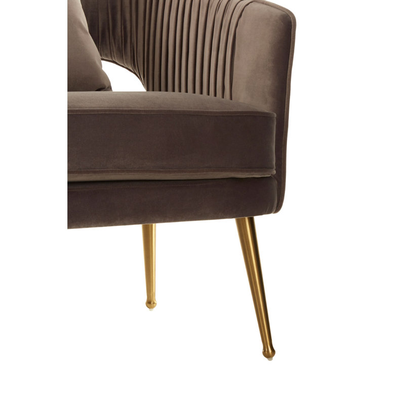 West Velvet Sofa, Grey