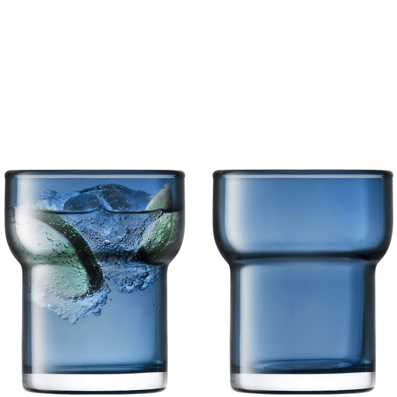 Utility Handmade Drinking Glass, Sapphire