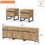 Ensemble de meuble de rangement moderne avec 2 tables de bout et 3 tables de bout Ebern Designs-1360830026