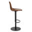 Safeta Swivel Upholstered Adjustable Height Counter Stool-2014339226