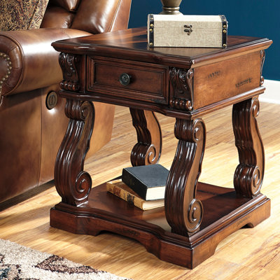 Gowdy Floor Shelf End Table