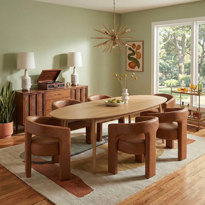 Barris 6-Piece Upholstered Dining Armchair Set