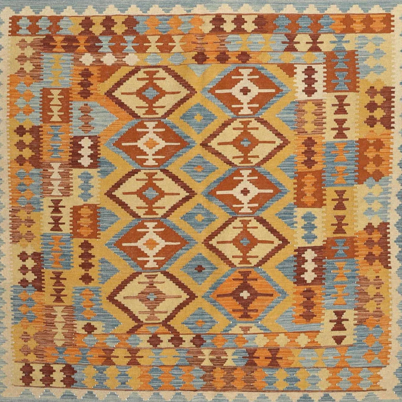 Southwestern Indoor Rug, Square 4'