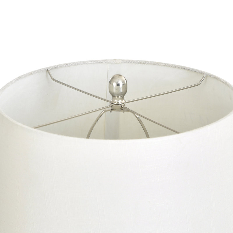 Lampe de table Poly - Bellevue - abat-jour blanc