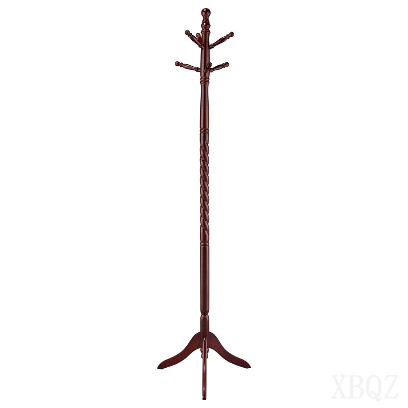 Merlot Coat Rack With Twisted Post