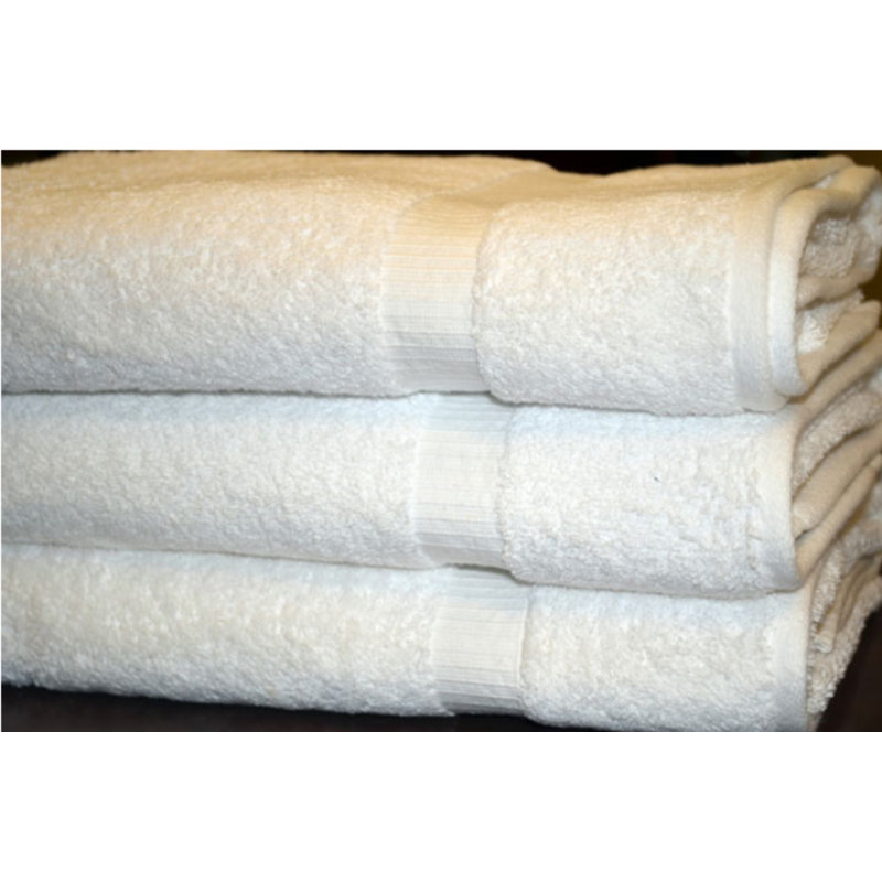 GOB Collection White 6 Piece 100% Cotton Bath Towel Set by Rifz