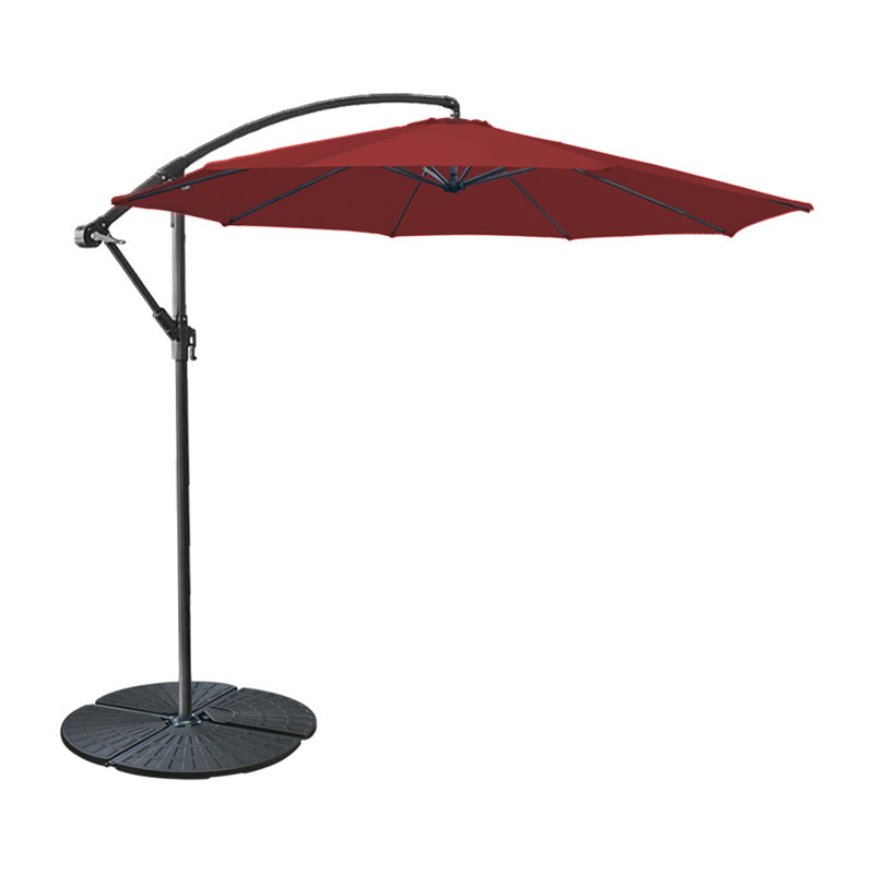 300cm Cantilever Parasol, Wine Red